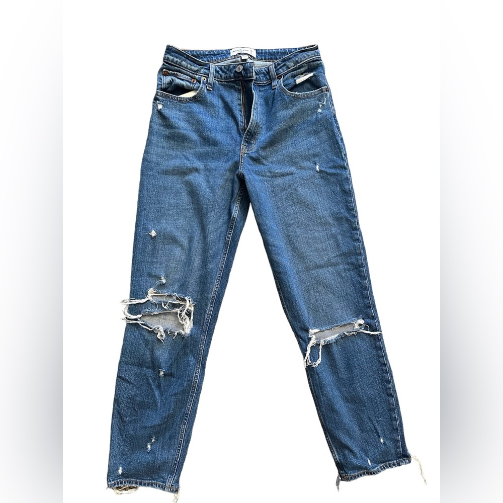 Abercrombie & Fitch The mom high rise curve love